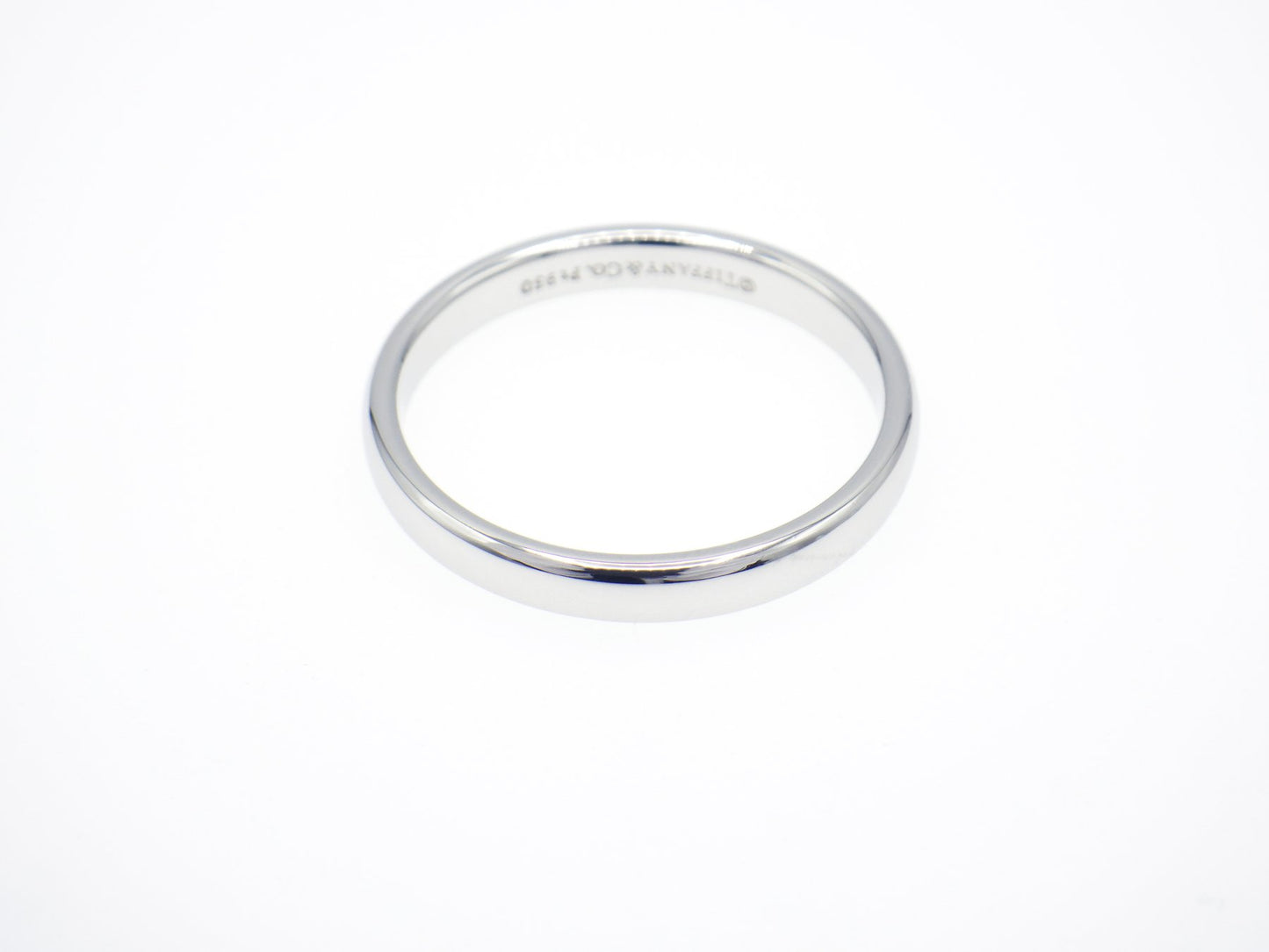 Tiffany & Co. Wedding Band Ring Pt950 Platinum - EU:57 / IT:17 / US:8