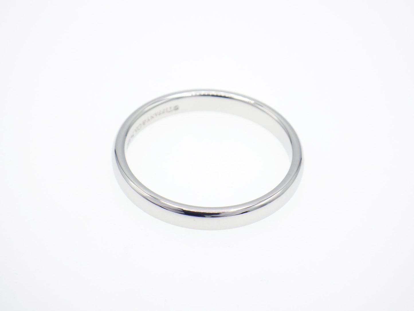 Tiffany & Co. Wedding Band Ring Pt950 Platinum - EU:57 / IT:17 / US:8