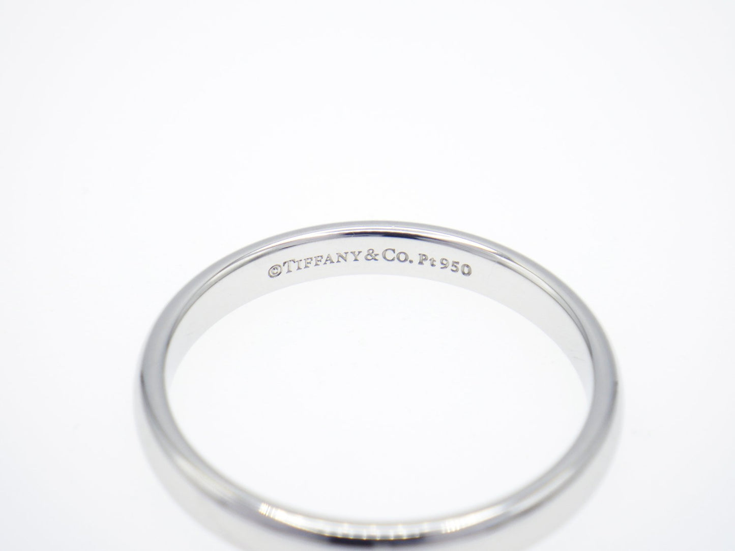 Tiffany & Co. Wedding Band Ring Pt950 Platinum - EU:57 / IT:17 / US:8