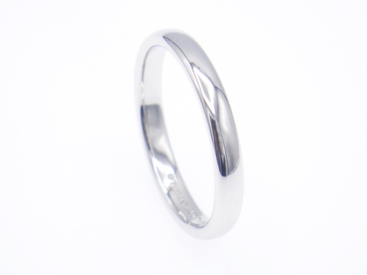 Tiffany & Co. Wedding Band Ring Pt950 Platinum - EU:57 / IT:17 / US:8