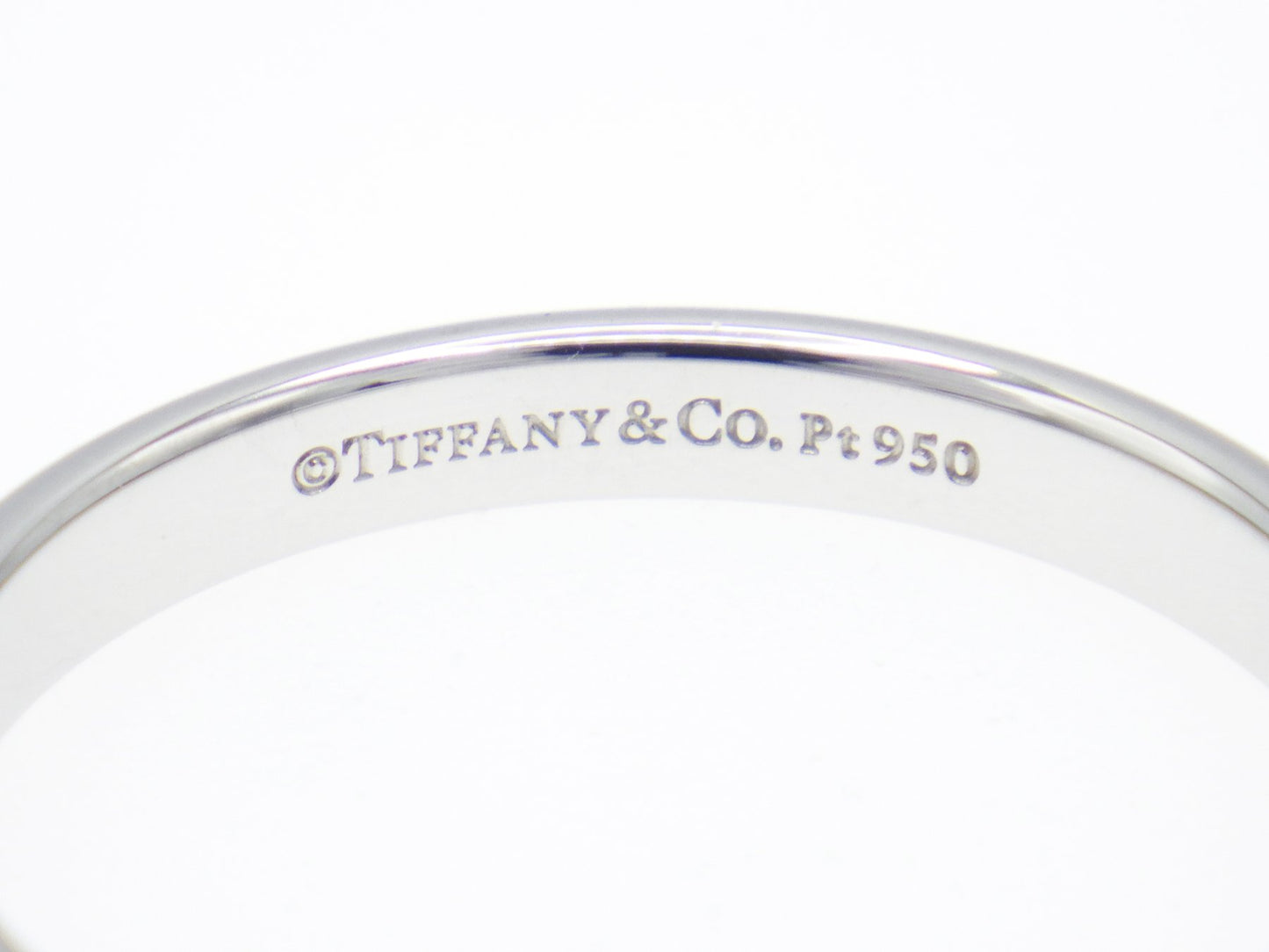 Tiffany & Co. Wedding Band Ring Pt950 Platinum - EU:57 / IT:17 / US:8