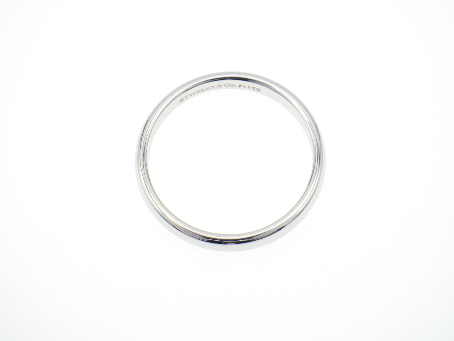 Tiffany & Co. Wedding Band Ring Pt950 Platinum - EU:57 / IT:17 / US:8