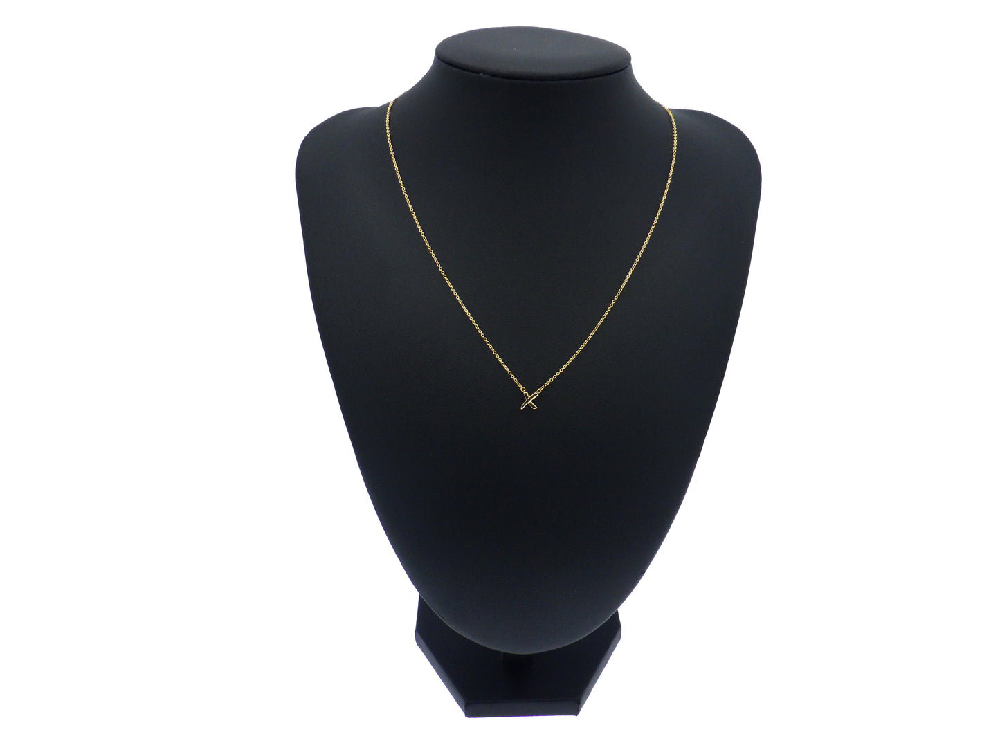 Tiffany & Co. Paloma Picasso Graffiti X Pendant Necklace Rose Gold 750 18K