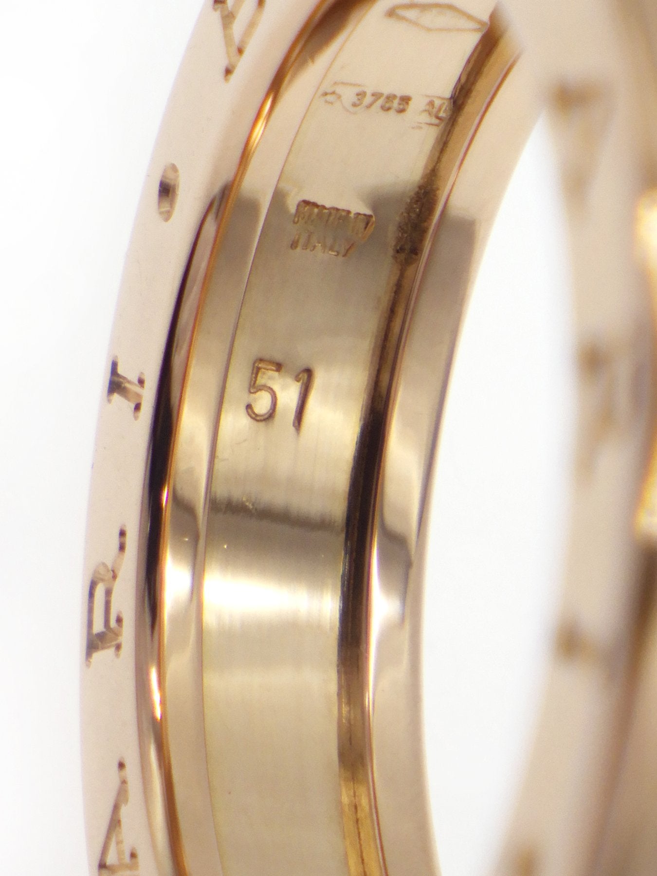 BVLGARI B.Zero1 1-Band Ring in 18K Rose Gold Au750 - Size: EU:51 / IT:11 / US:5 3/4