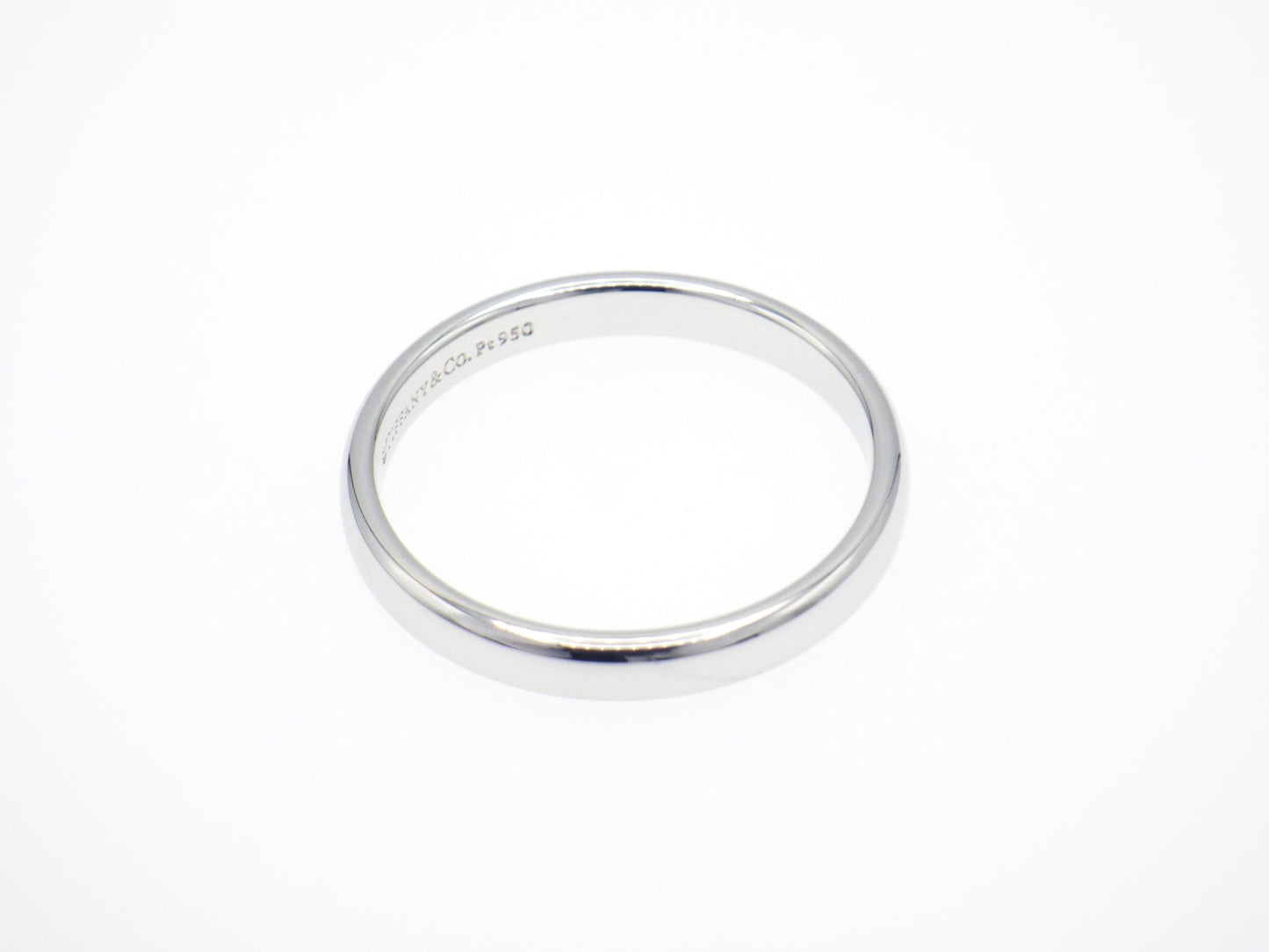 Tiffany & Co. Wedding Band Ring Pt950 Platinum - EU:57 / IT:17 / US:8