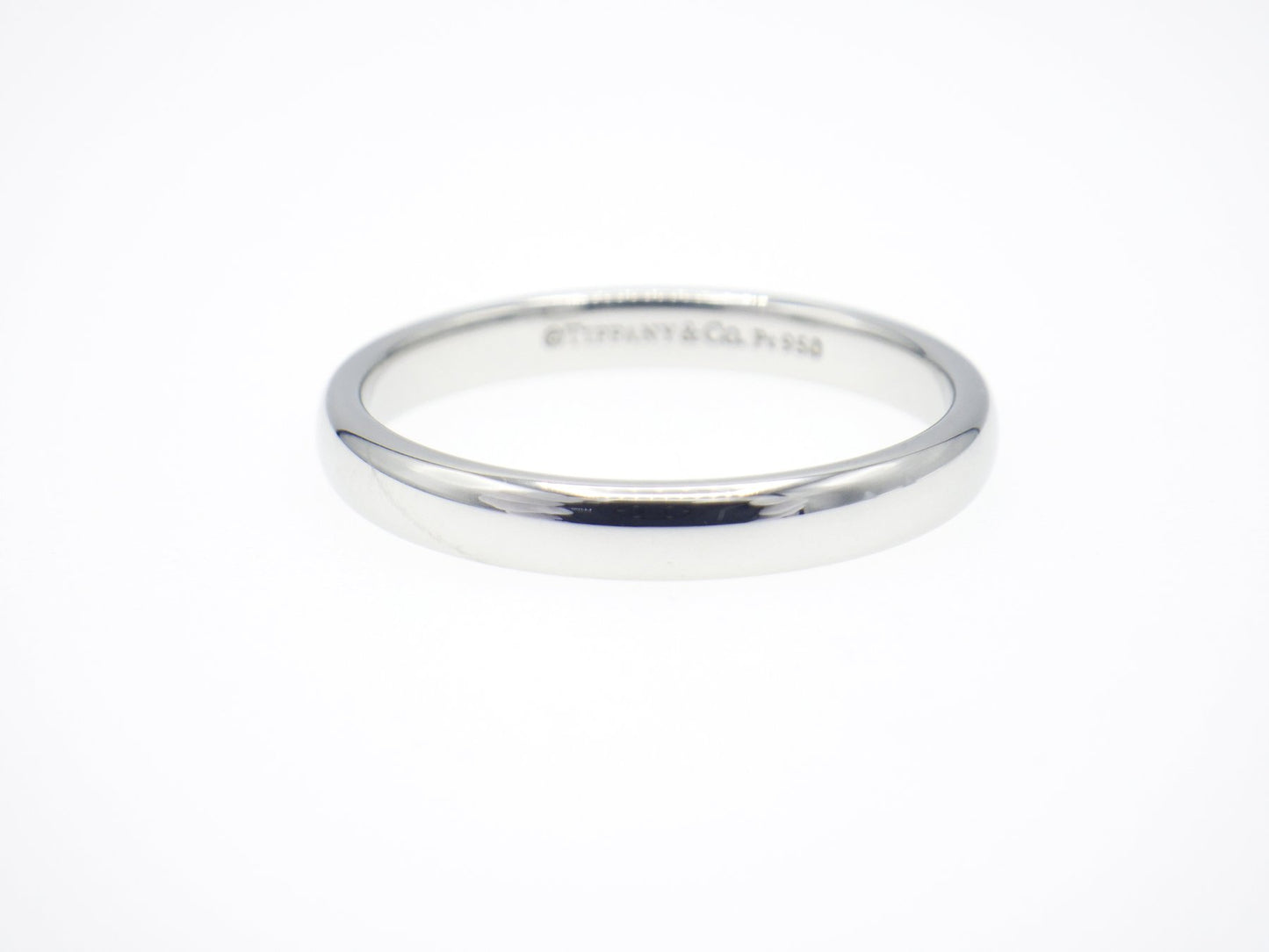 Tiffany & Co. Wedding Band Ring Pt950 Platinum - EU:57 / IT:17 / US:8