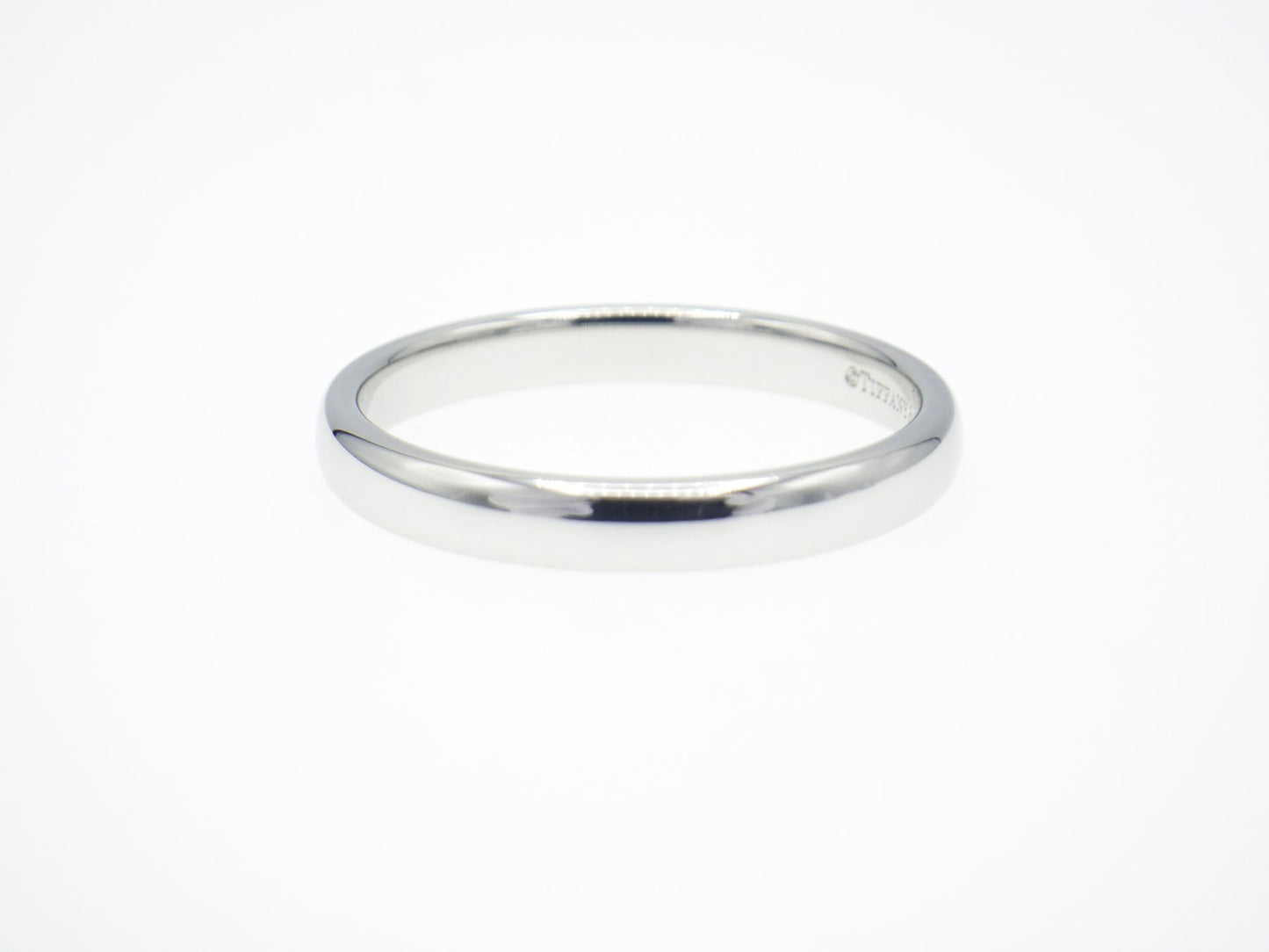 Tiffany & Co. Wedding Band Ring Pt950 Platinum - EU:57 / IT:17 / US:8