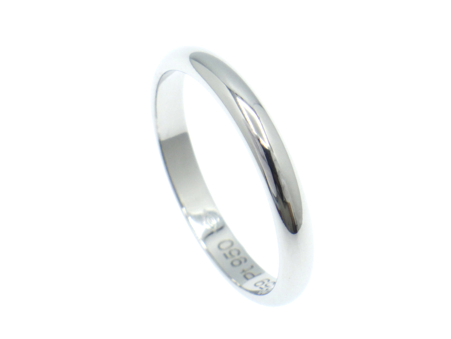 Cartier 1895 Wedding band Ring Pt950 Platinum - EU:49 / IT:9 / US:4.75