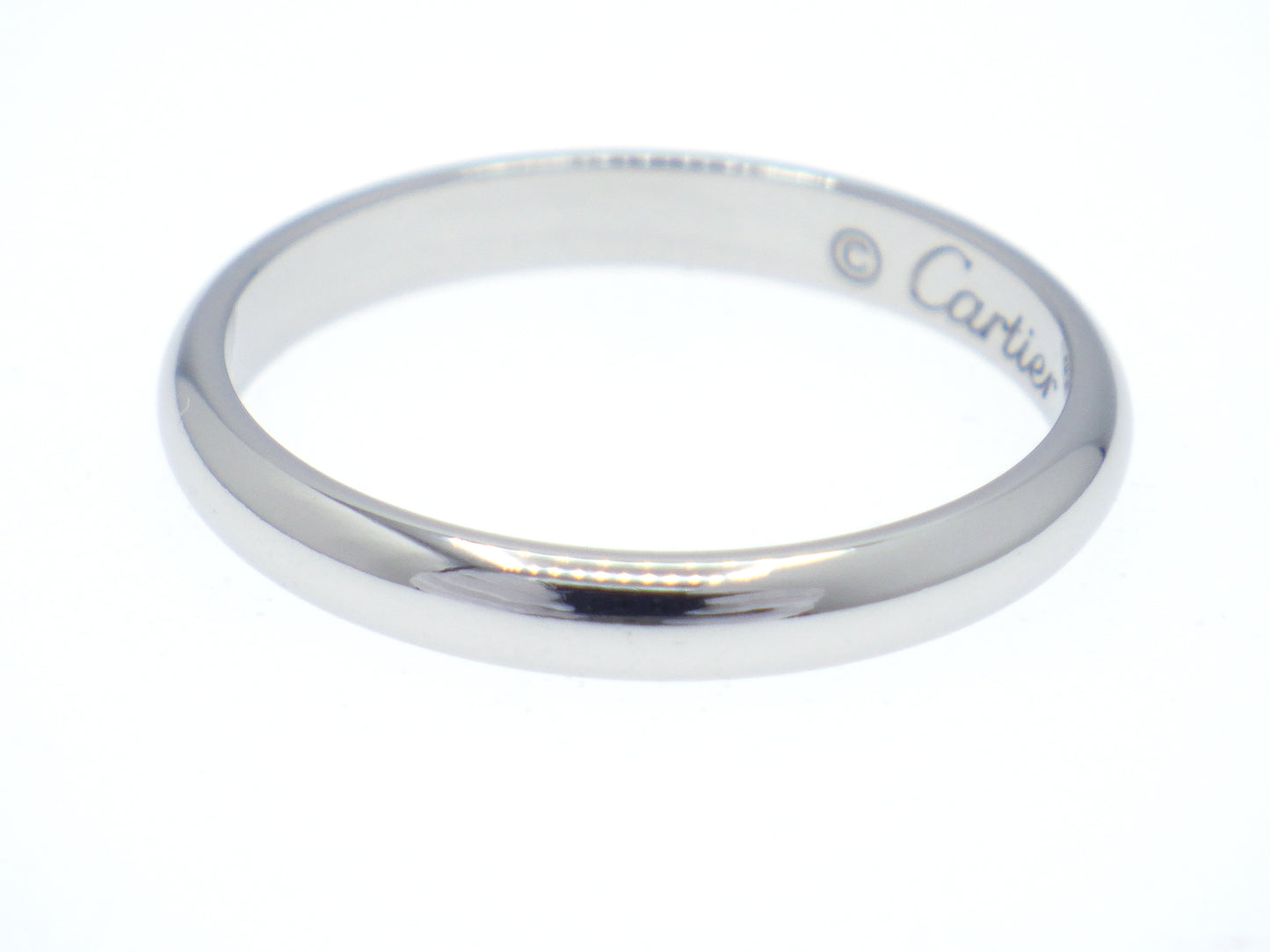 Cartier 1895 Wedding band Ring Pt950 Platinum - EU:49 / IT:9 / US:4.75
