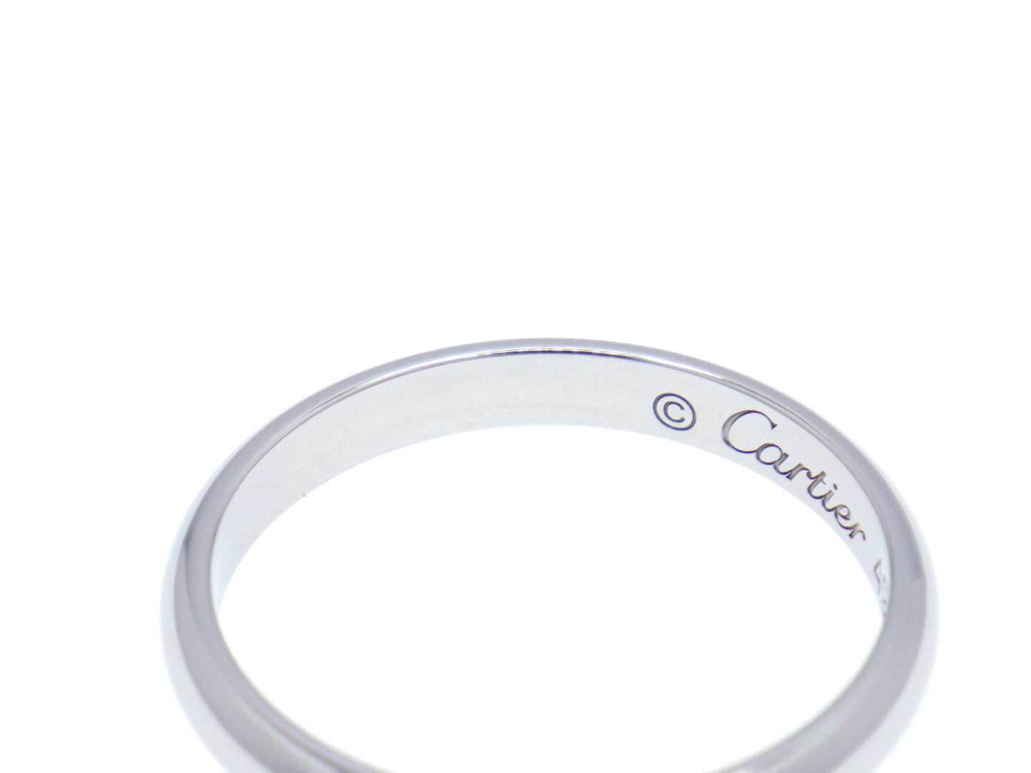 Cartier 1895 Wedding band Ring Pt950 Platinum - EU:49 / IT:9 / US:4.75