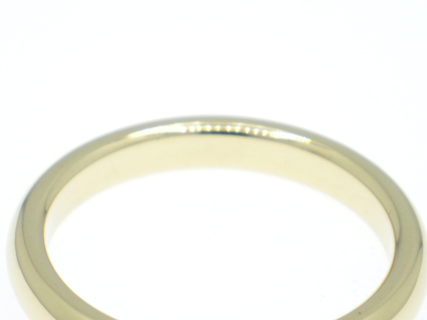 Tiffany & Co. Elsa Peretti Single Diamond Stacking Band Ring Yellow Gold 750 18K - EU:49 / IT:9 / US:4.75