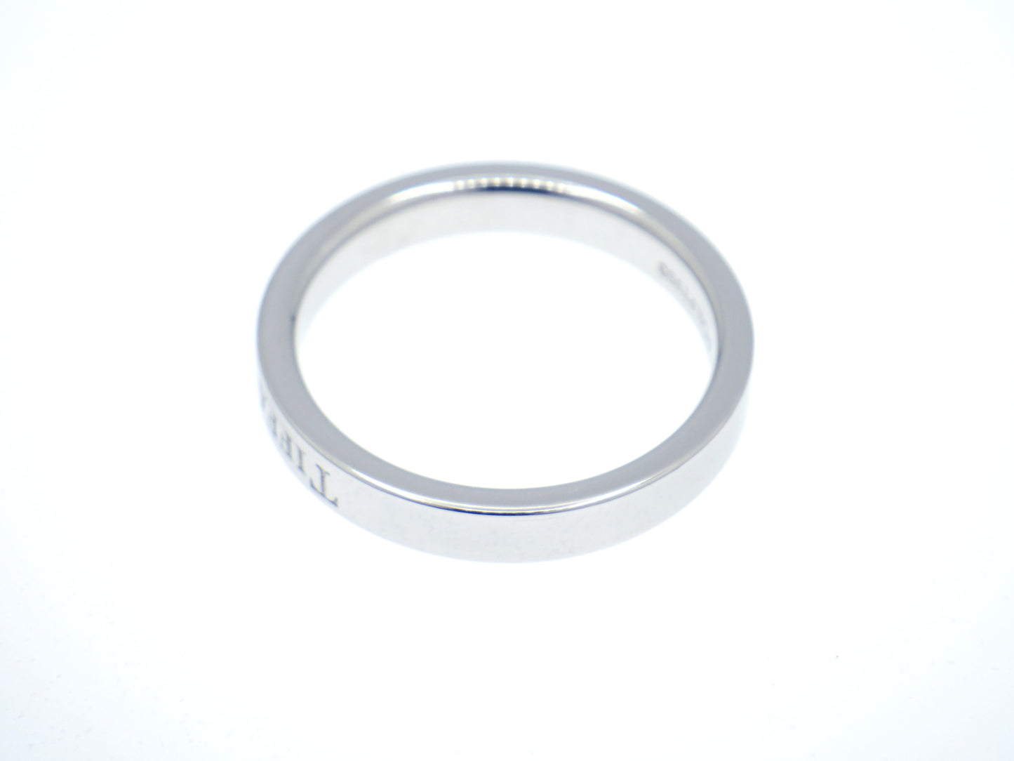 Tiffany & Co. Flat Band Ring Pt950 Platinum - EU:49 / IT:9 / US:4.75