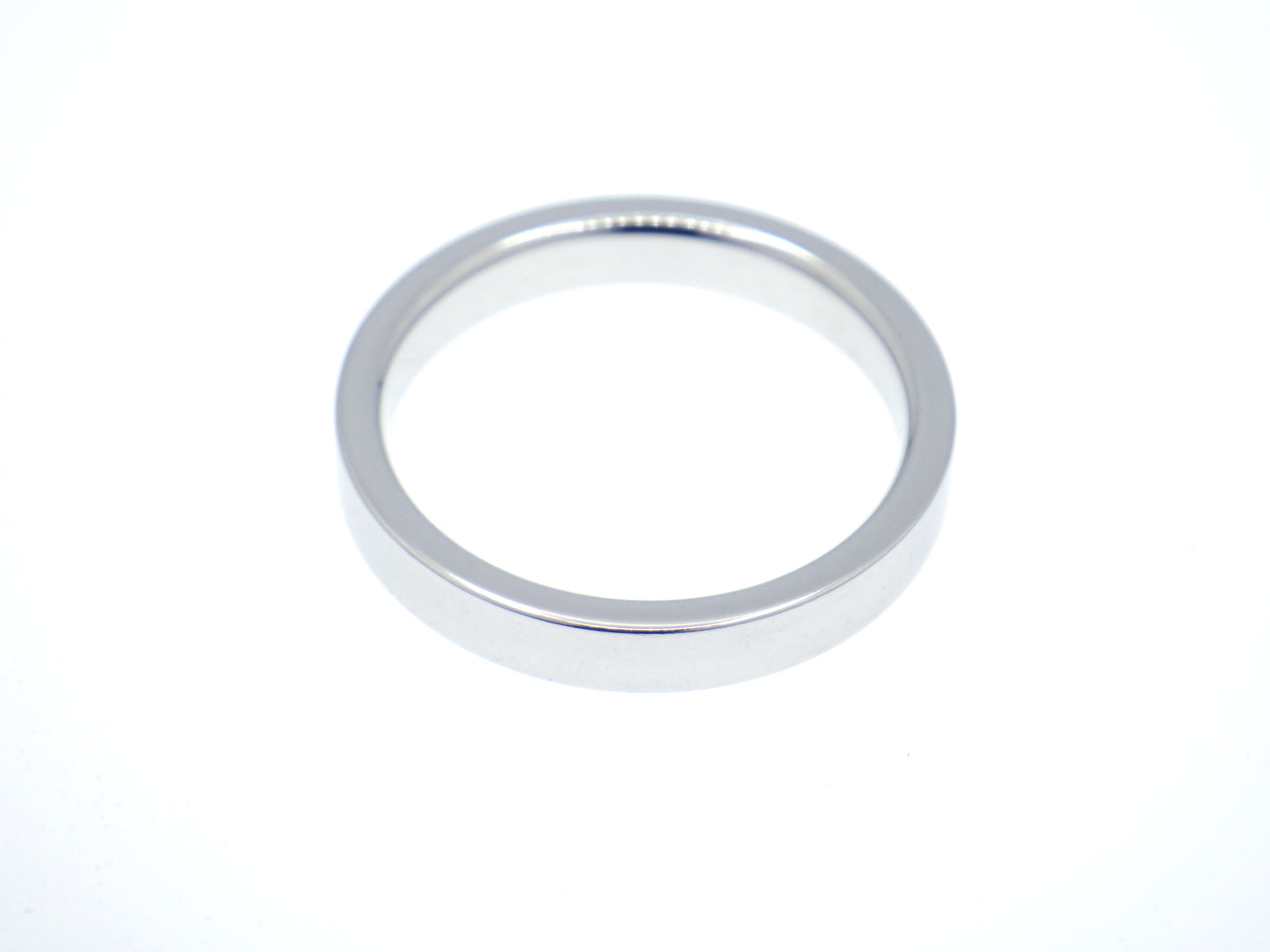 Tiffany & Co. Flat Band Ring Pt950 Platinum - EU:49 / IT:9 / US:4.75