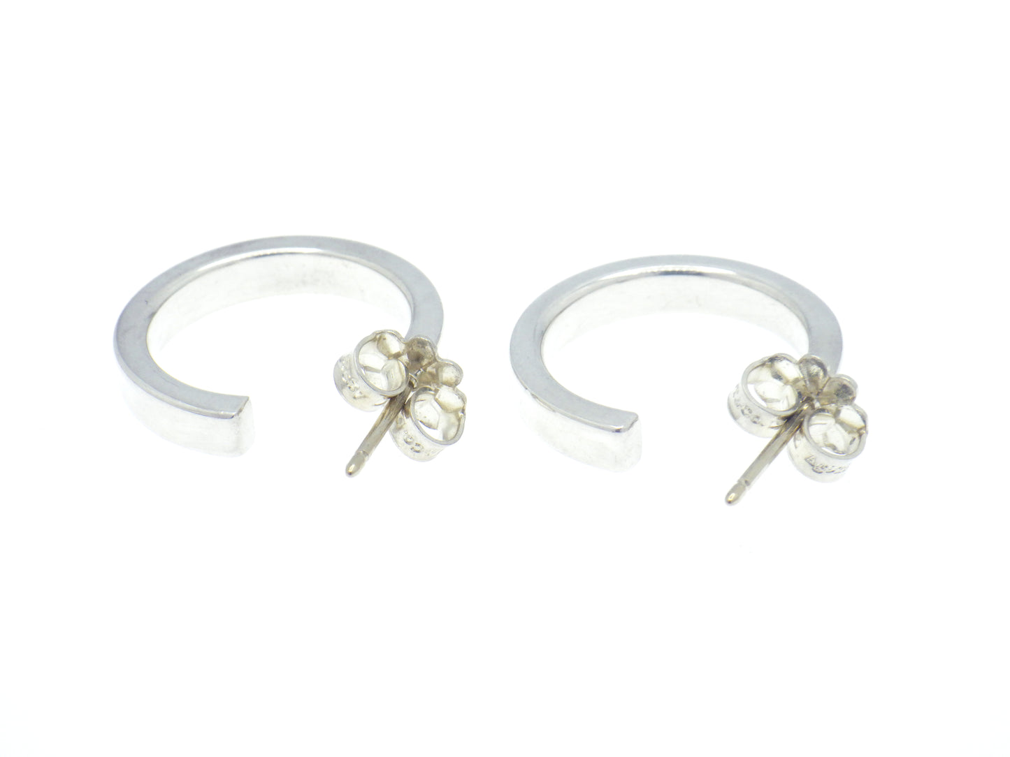 Tiffany & Co. Tiffany 1837 Small Hoop Earrings in Sterling Silver 925 "Free shipping"