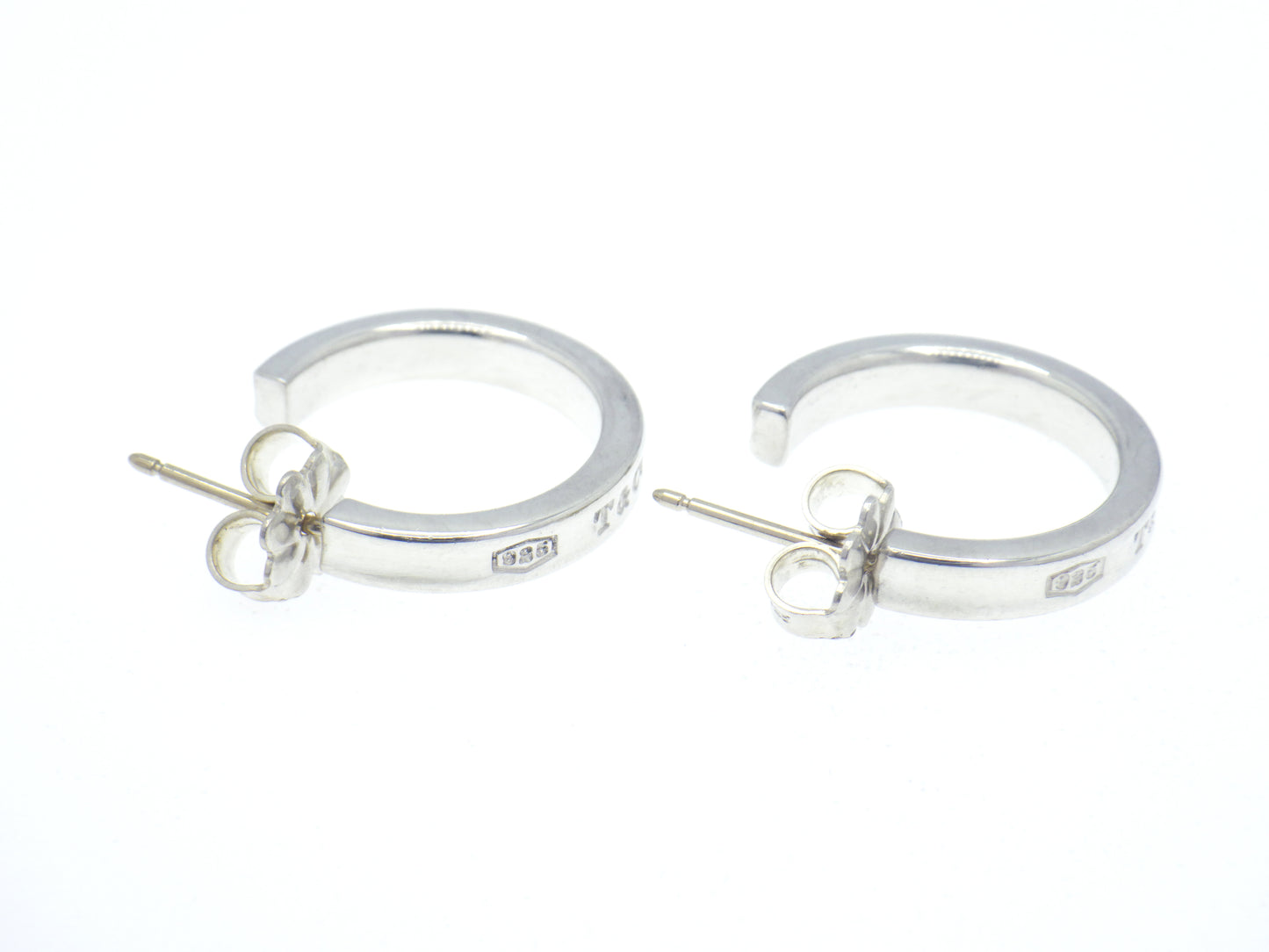 Tiffany & Co. Tiffany 1837 Small Hoop Earrings in Sterling Silver 925 "Free shipping"