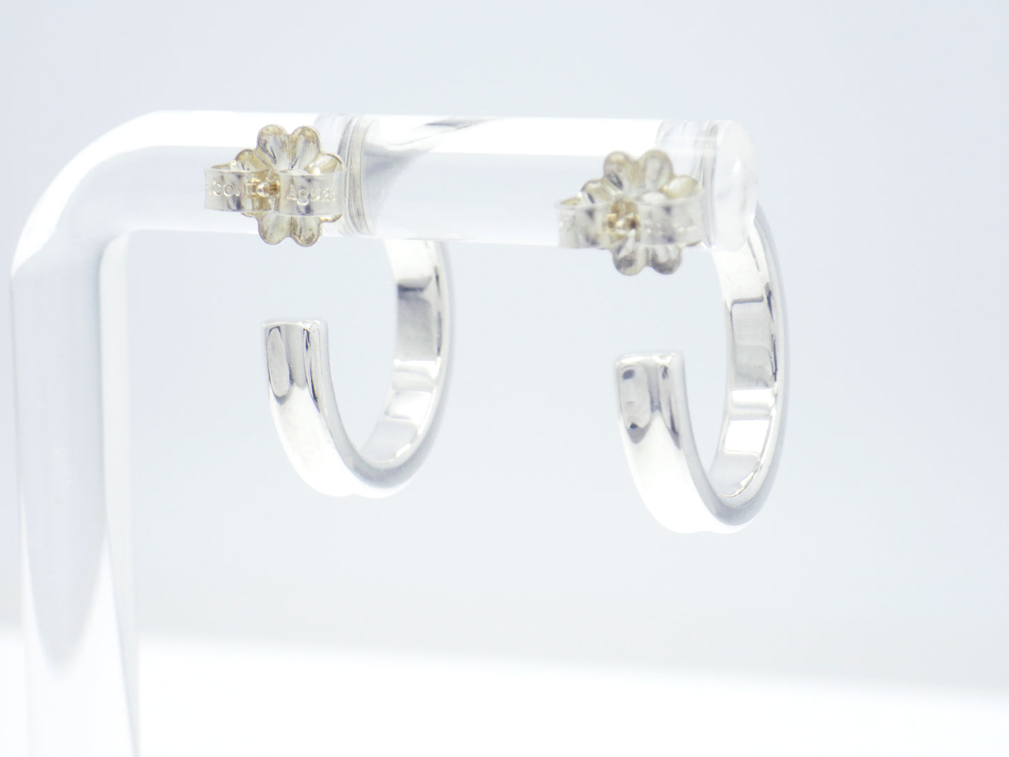 Tiffany & Co. Tiffany 1837 Small Hoop Earrings in Sterling Silver 925 "Free shipping"