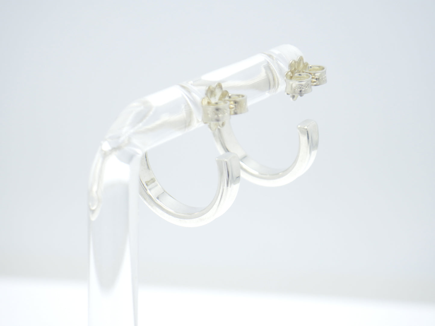 Tiffany & Co. Tiffany 1837 Small Hoop Earrings in Sterling Silver 925 "Free shipping"
