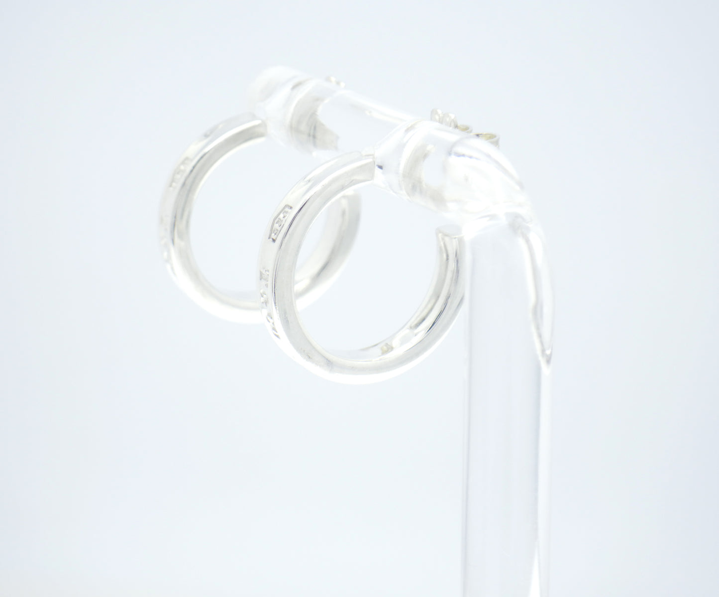 Tiffany & Co. Tiffany 1837 Small Hoop Earrings in Sterling Silver 925 "Free shipping"