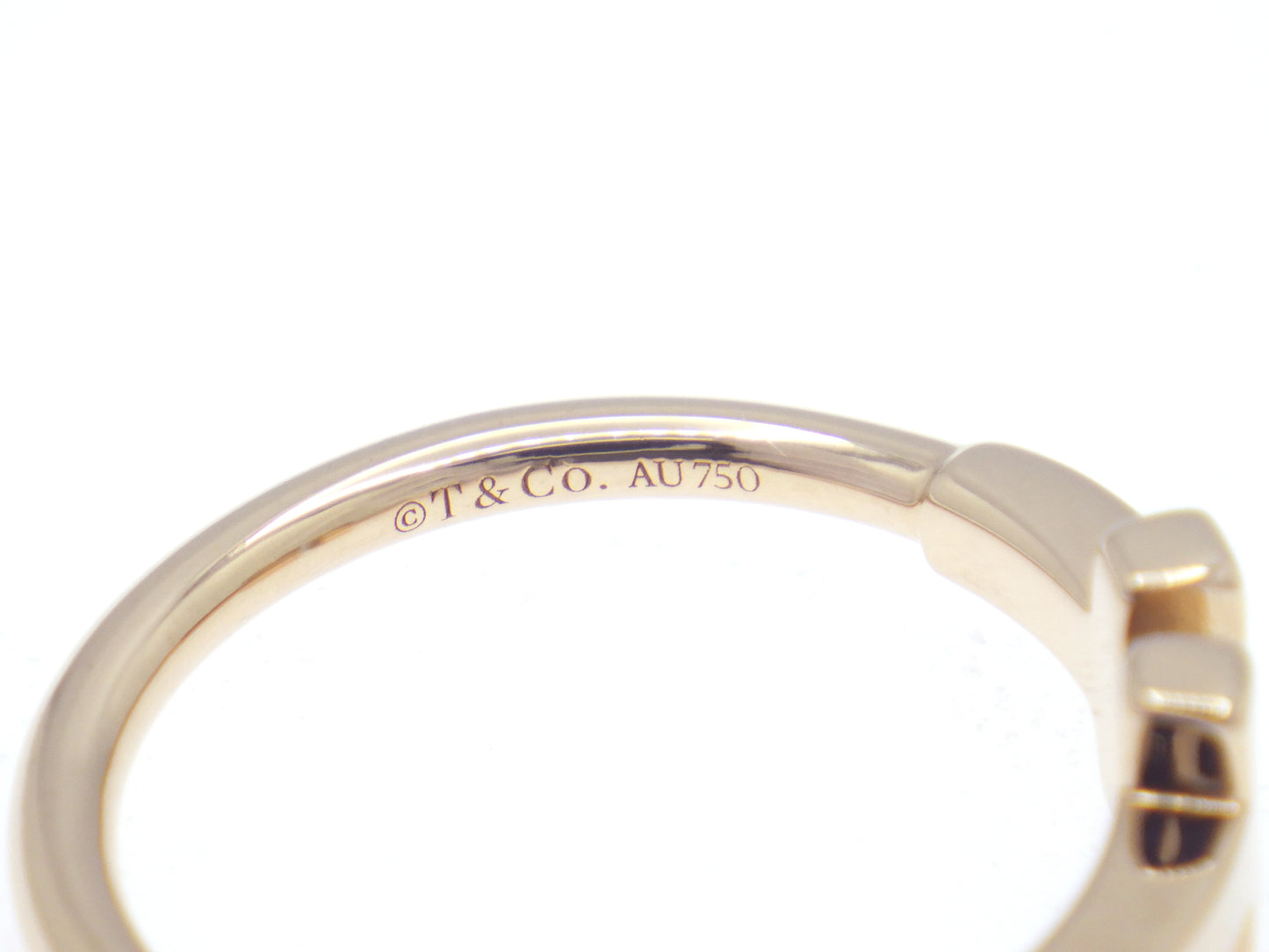 Tiffany T Wire Ring in Yellow Gold Au750 - EU:49 / IT:9 / US:4.75