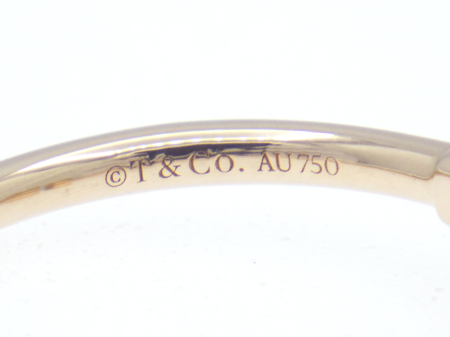 Tiffany T Wire Ring in Yellow Gold Au750 - EU:49 / IT:9 / US:4.75