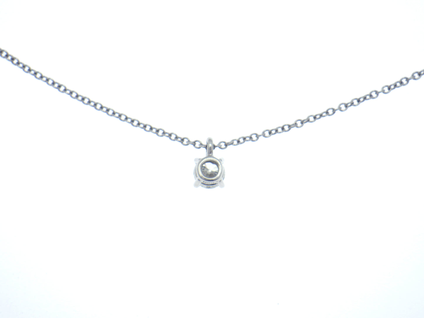 Tiffany & Co. Tiffany Solitaire Diamond Pendant in Platinum Pt950