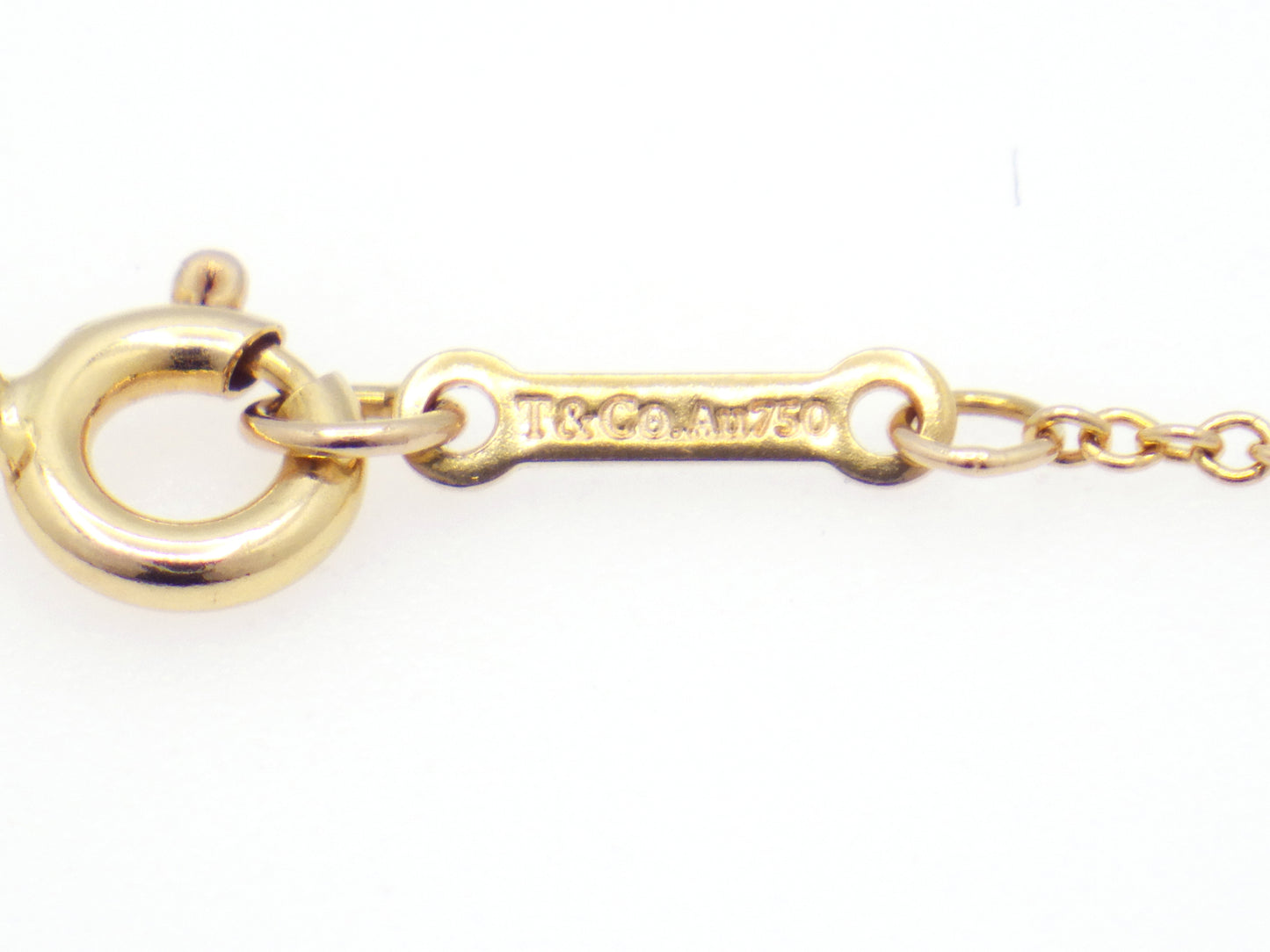 Tiffany & Co. Paloma Picasso Graffiti X Pendant Necklace Rose Gold 750 18K