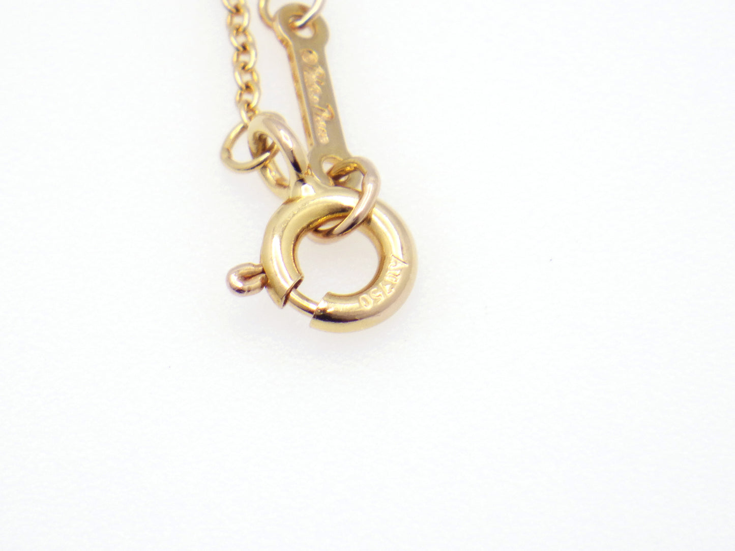 Tiffany & Co. Paloma Picasso Graffiti X Pendant Necklace Rose Gold 750 18K
