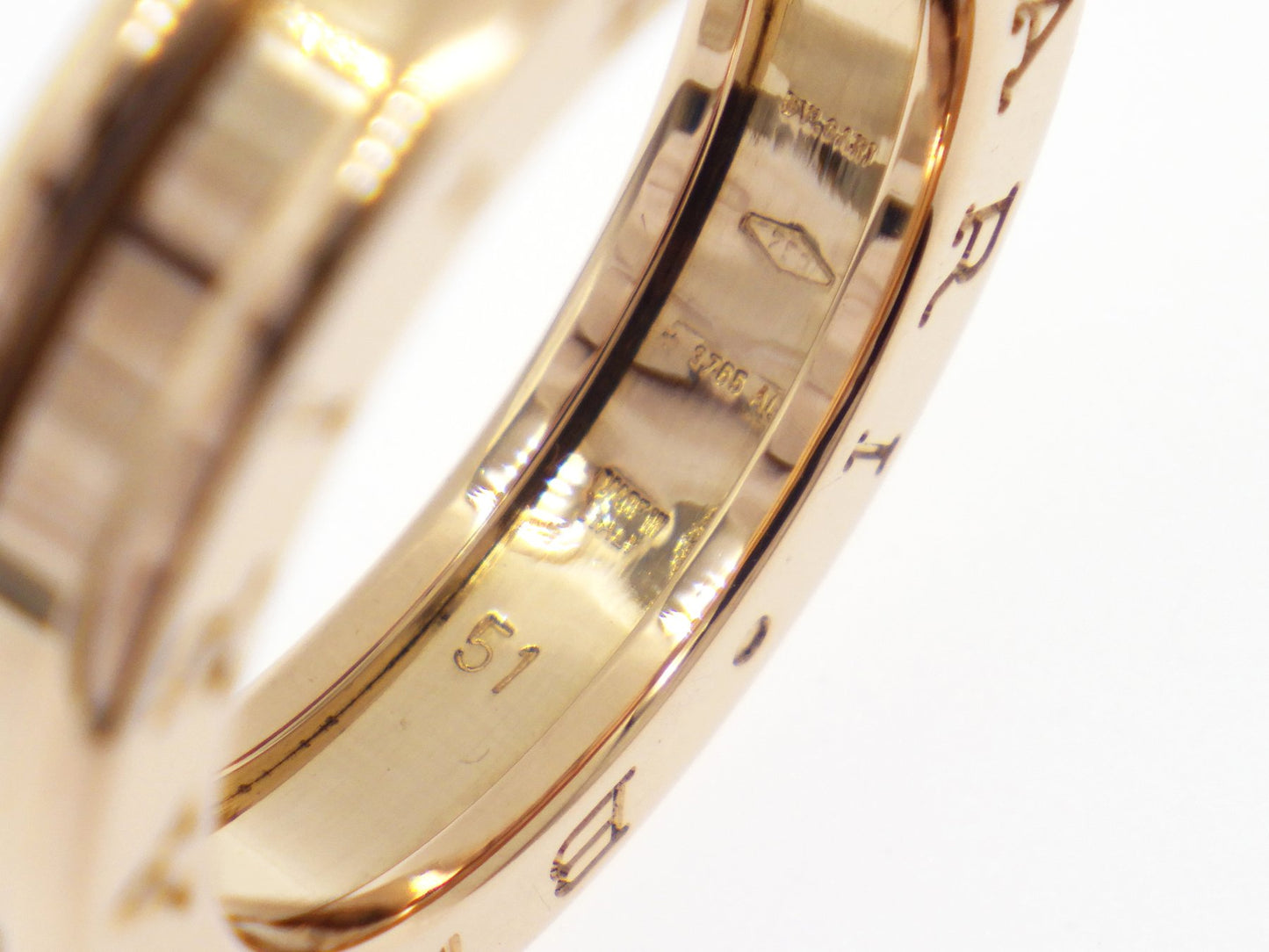 BVLGARI B.Zero1 1-Band Ring in 18K Rose Gold Au750 - Size: EU:51 / IT:11 / US:5 3/4