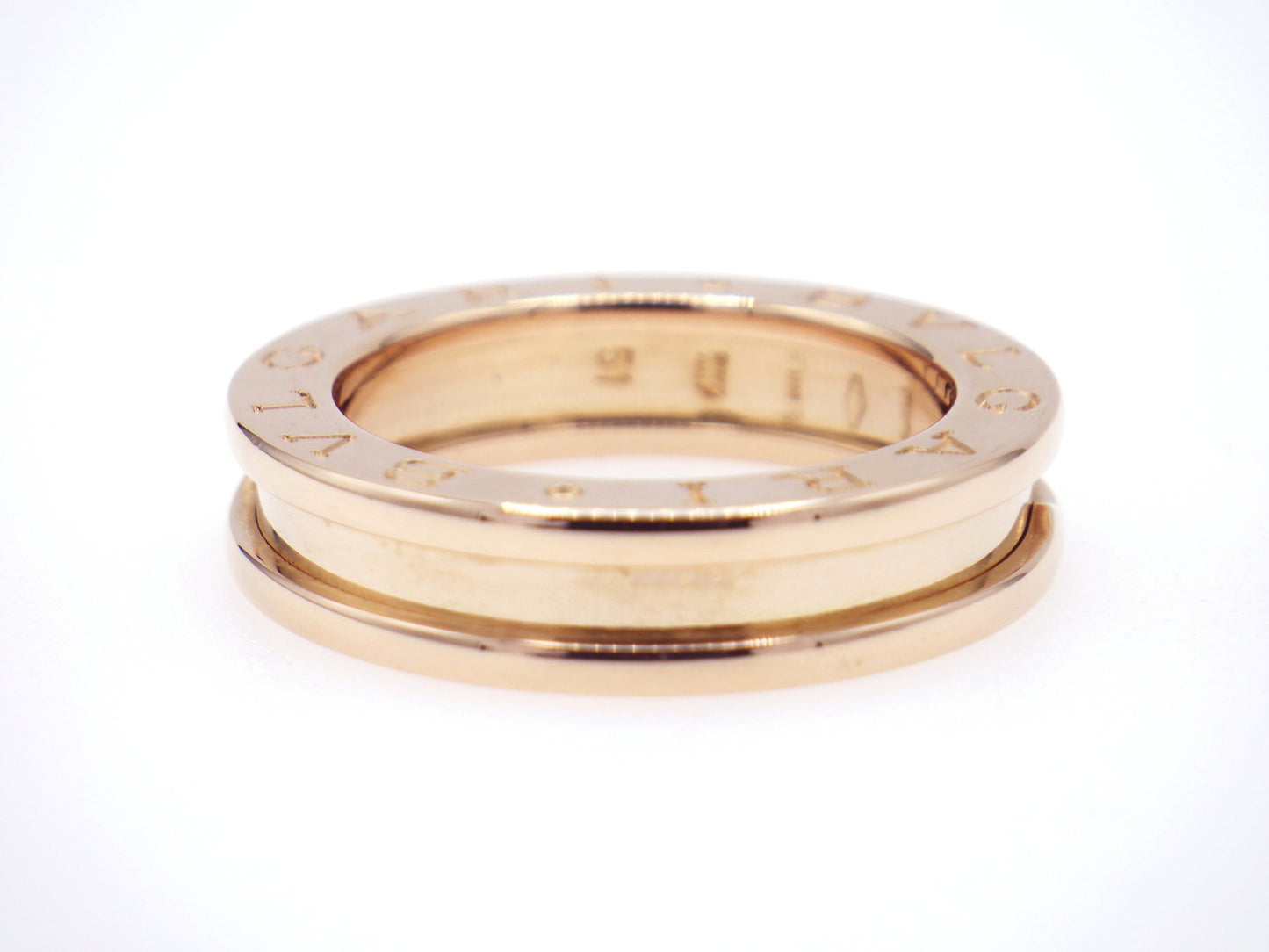 BVLGARI B.Zero1 1-Band Ring in 18K Rose Gold Au750 - Size: EU:51 / IT:11 / US:5 3/4