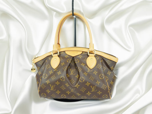 Louis Vuitton Tivoli PM Monogram Canvas Leather Hand Bag