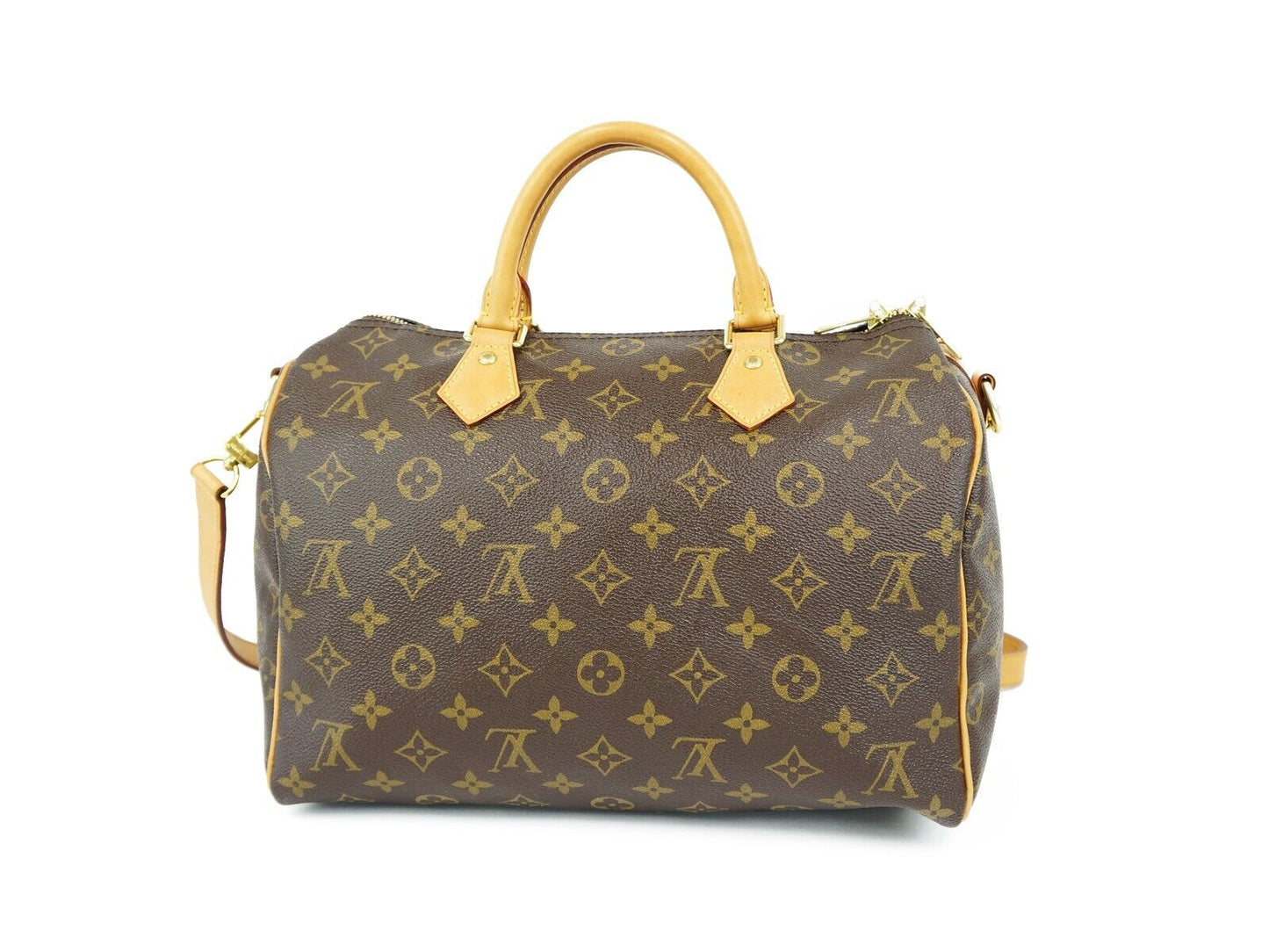 LOUIS VUITTON Monogram Canvas Speedy Bandouliere 30 Brown Shoulder Bag M41112