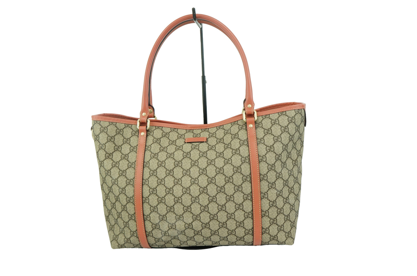 Gucci GG Web PVC Canvas Tote Bag Shoulder Bag