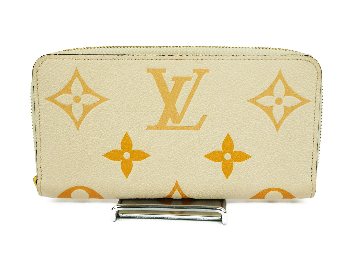 Louis Vuitton: Empreient Cream Saffron Zippy Long Wallet M80402