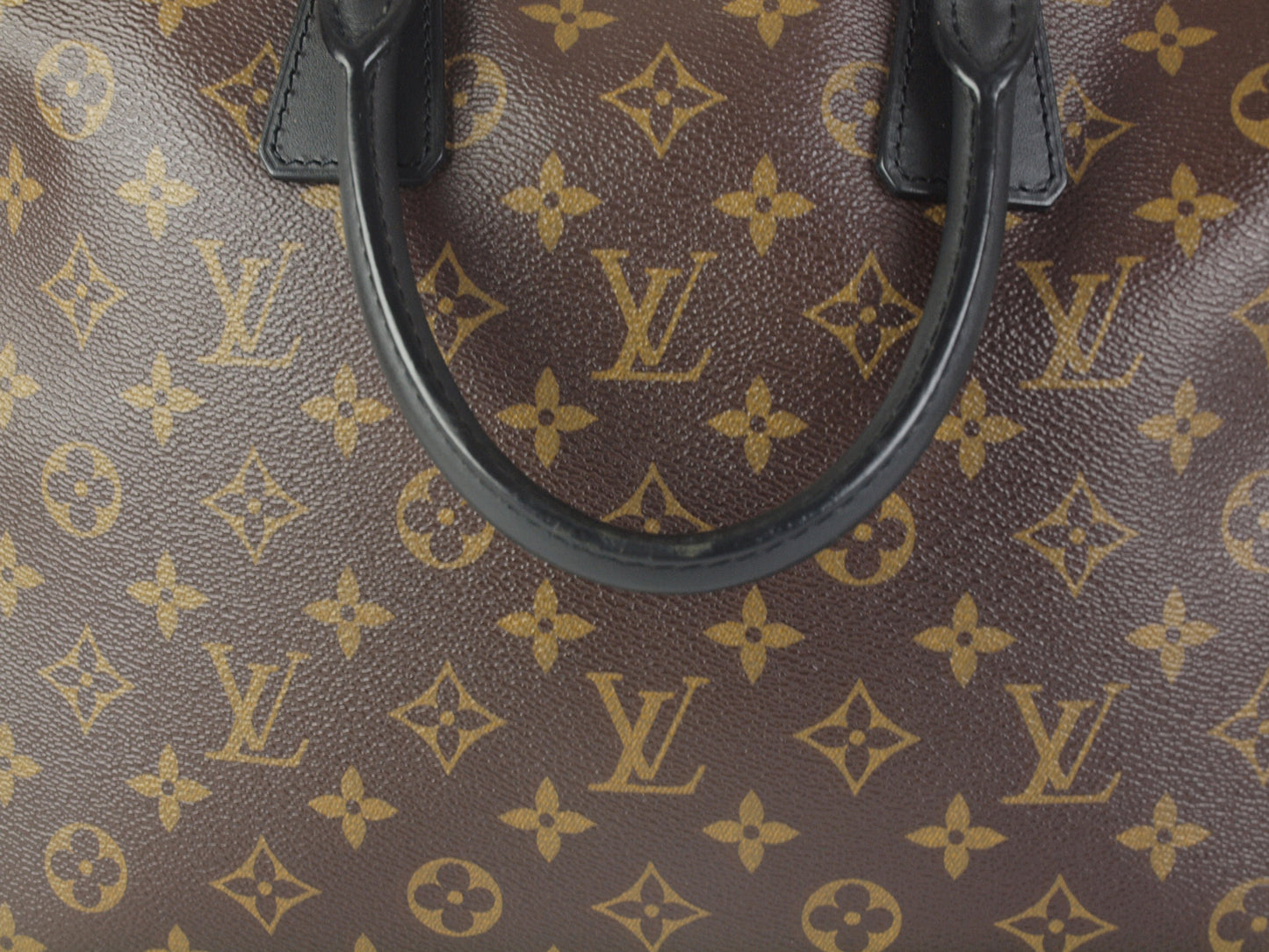 Louis Vuitton Macasa Porte Documan Monogram Canvas Hand Bag Shoulder Bag