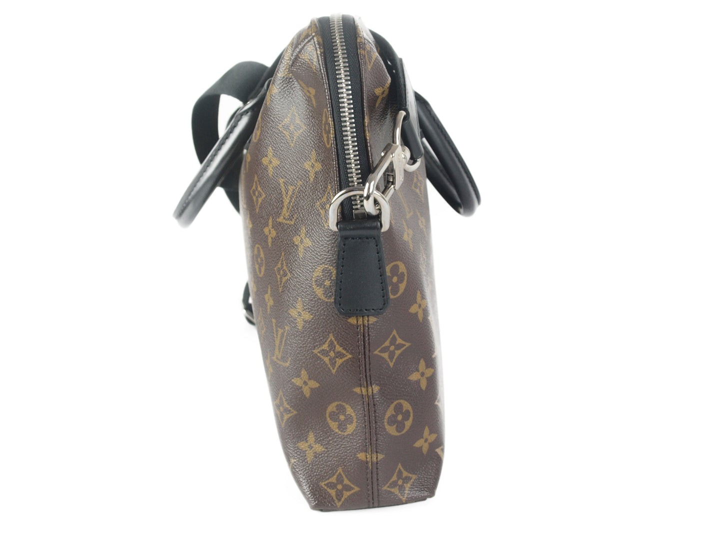 Louis Vuitton Macasa Porte Documan Monogram Canvas Hand Bag Shoulder Bag