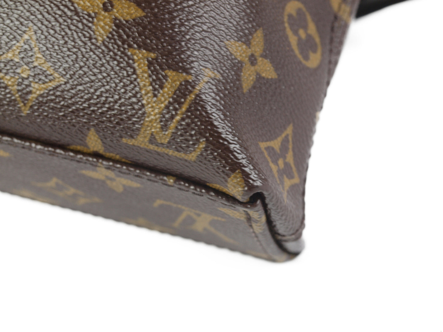 Louis Vuitton Macasa Porte Documan Monogram Canvas Hand Bag Shoulder Bag