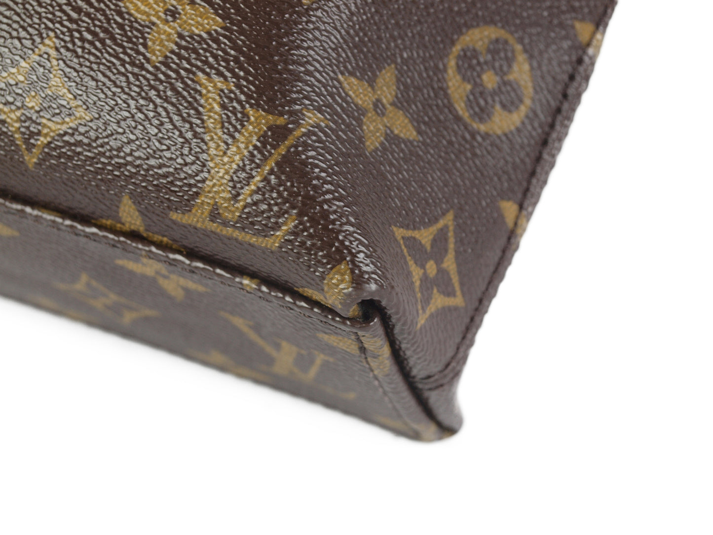 Louis Vuitton Macasa Porte Documan Monogram Canvas Hand Bag Shoulder Bag