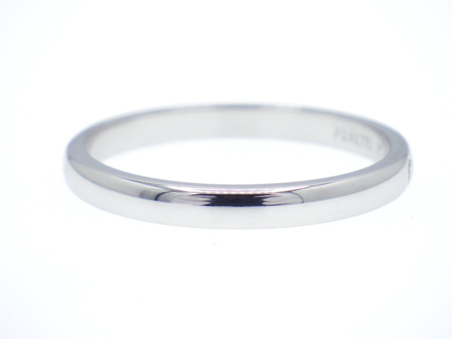 Tiffany & Co. Elsa Peretti Single Diamond Stacking Band Ring in Platinum Pt950 - EU:61 / IT:21 / US:9.5