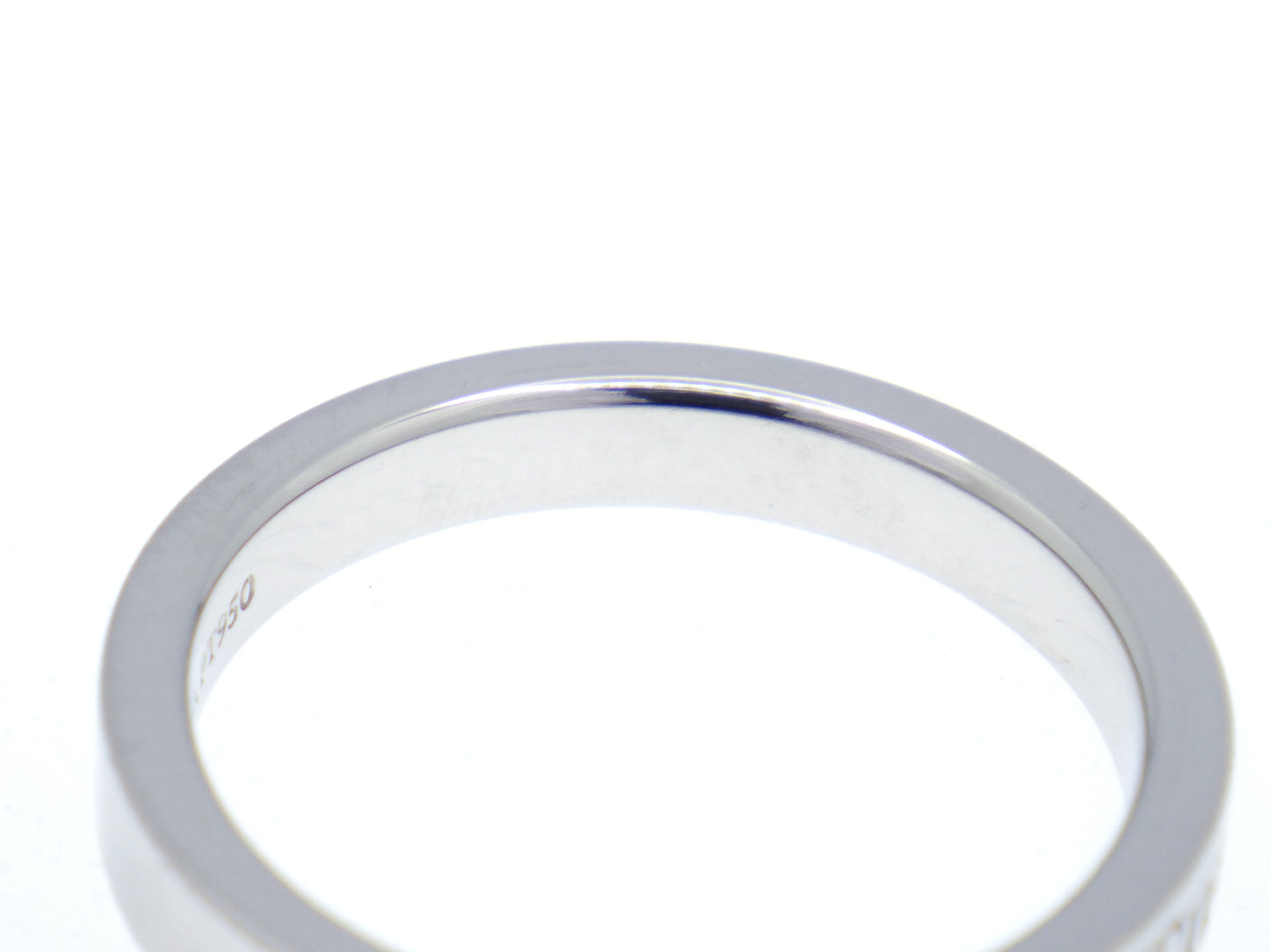 Tiffany & Co. Flat Band Ring Pt950 Platinum - EU:49 / IT:9 / US:4.75