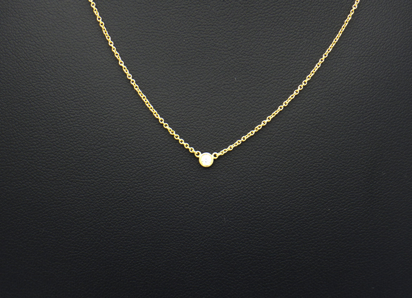 Tiffany & Co. Elsa Peretti By The Yard Diamond Yellow Gold 750 18K Chain Necklace
