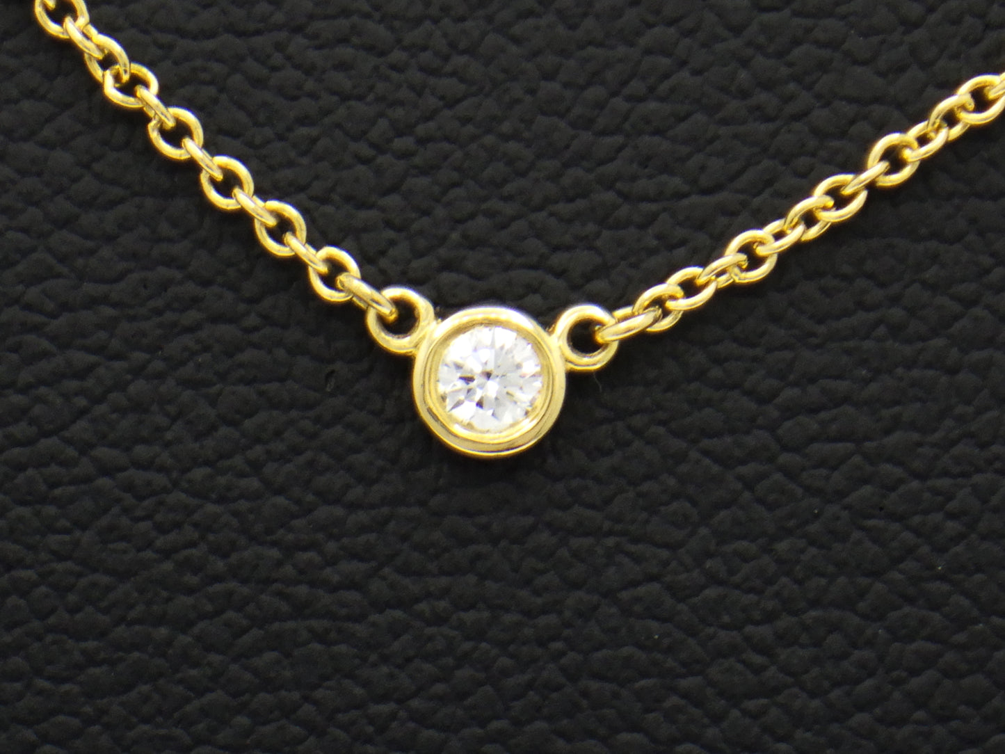 Tiffany & Co. Elsa Peretti By The Yard Diamond Yellow Gold 750 18K Chain Necklace