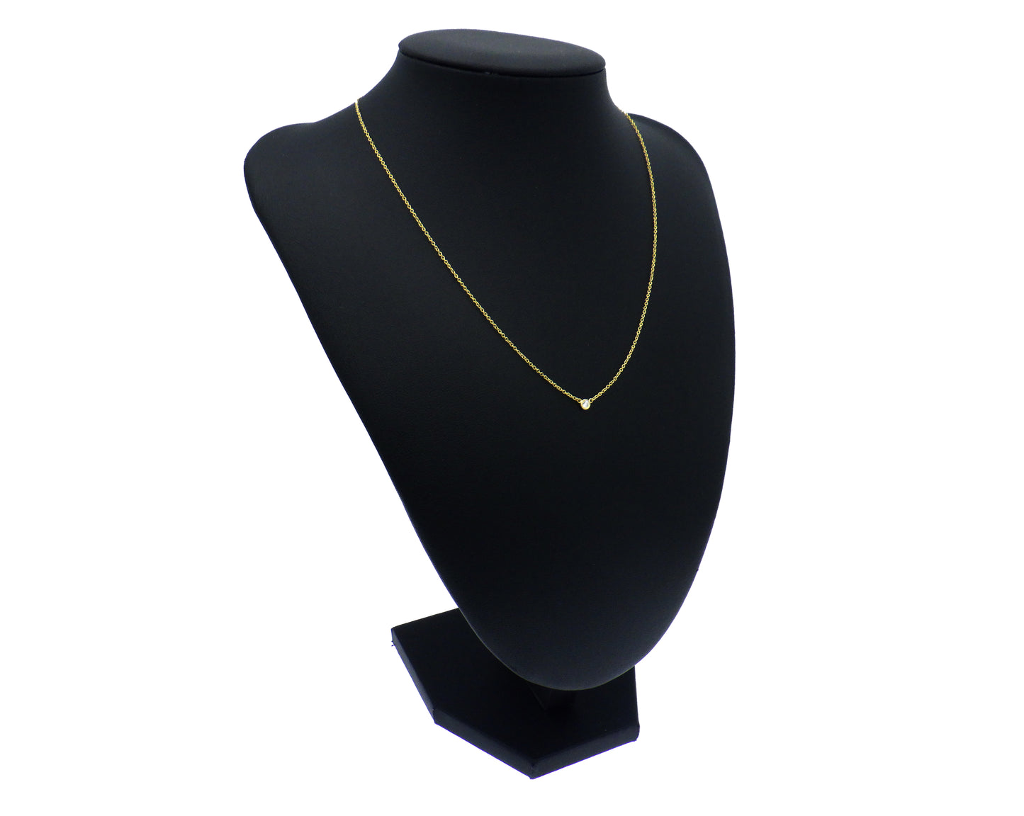 Tiffany & Co. Elsa Peretti By The Yard Diamond Yellow Gold 750 18K Chain Necklace