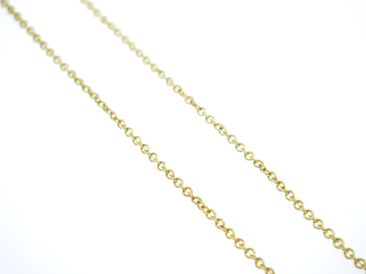 Tiffany & Co. Elsa Peretti By The Yard Diamond Yellow Gold 750 18K Chain Necklace