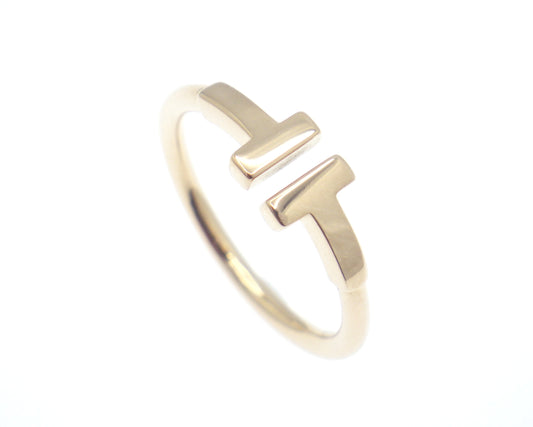 Tiffany T Wire Ring in Yellow Gold Au750 - EU:49 / IT:9 / US:4.75
