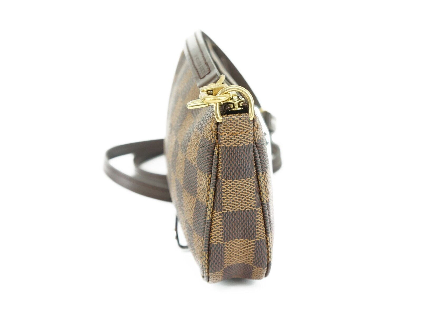 LOUIS VUITTON Damier Ebene Mini Pochette Accessories Crossbody Shoulder Bag