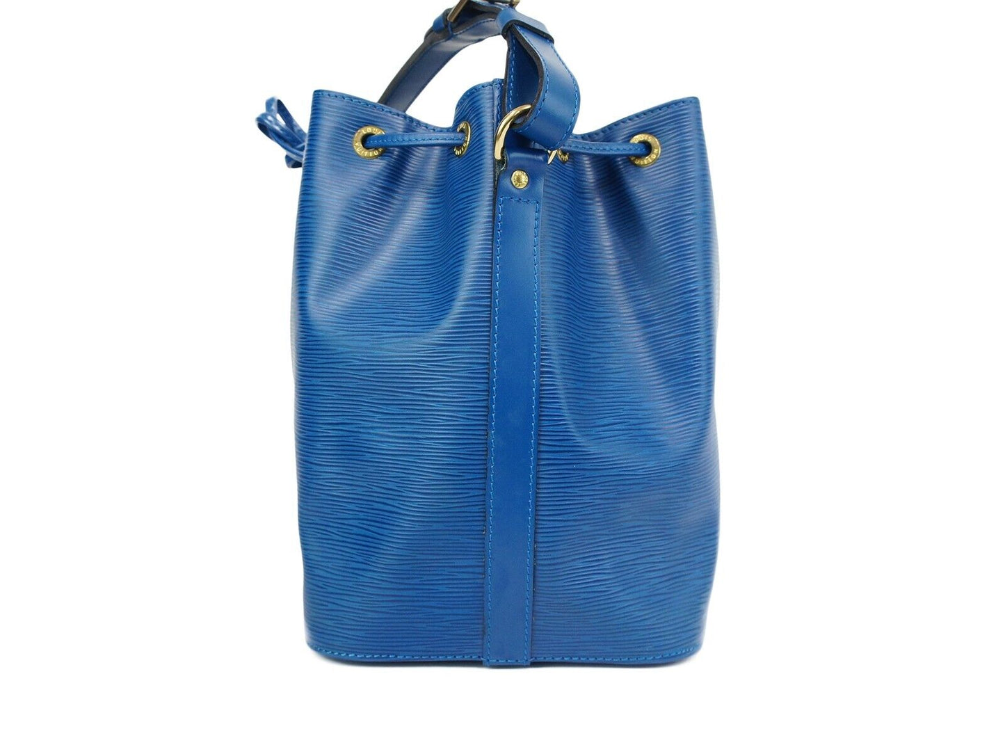 Louis Vuitton Epi Petit Noe Blue Drawstring bag