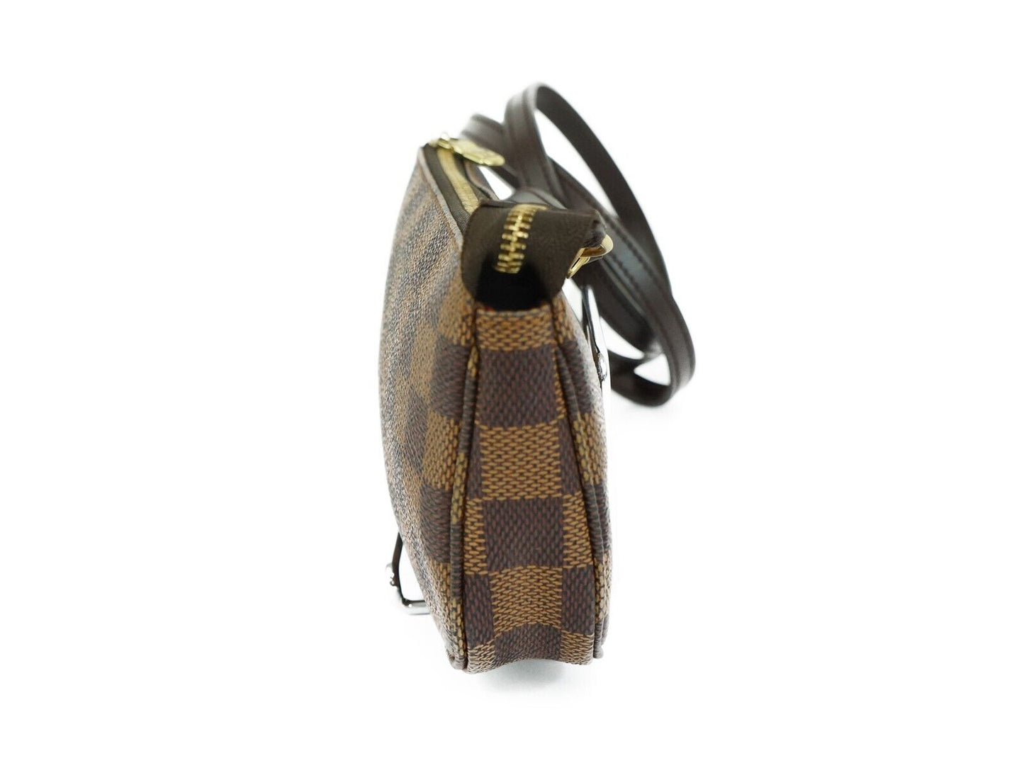 LOUIS VUITTON Damier Ebene Mini Pochette Accessories Crossbody Shoulder Bag