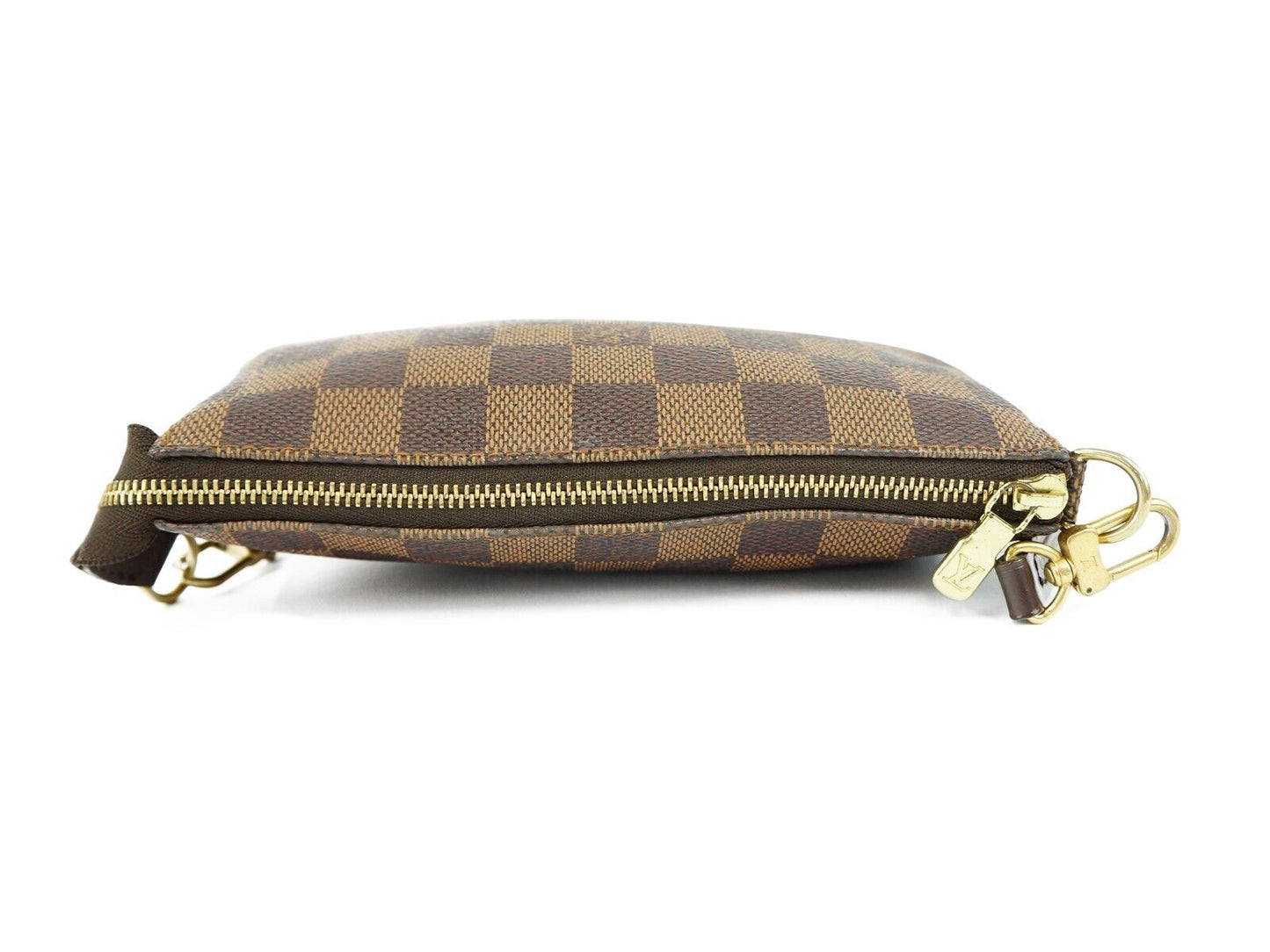 LOUIS VUITTON Damier Ebene Mini Pochette Accessories Crossbody Shoulder Bag